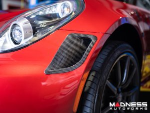 Alfa Romeo 4C Front Bumper Air Vent Trim Kit - Carbon Fiber - Launch Edition